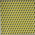 Yin Yangs Yellow 7.5"x7.5" 900 squares 30x30 printed and perforated by John Blackburn