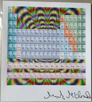 Periodic Table of Elements by Marty Coyle signed by Mark Mc Cloud
