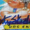 Blotter Art Steal Your Garbage Pail Face: Dos En Uno by Liberty Skrollz Signed close up