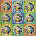 Blotter Art Jimi Hendrix Purple Haze 9 Panel By Jeff Hopp